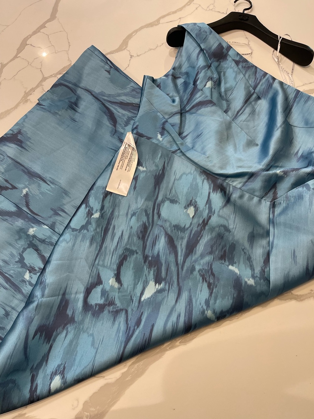 NEW KAY UNGER Faith Gown in Spring Aqua Size 18 - Picture 4 of 15